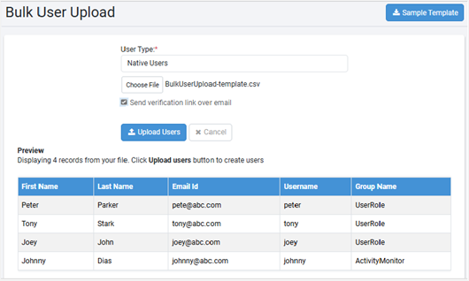 bulk upload