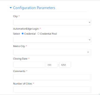 configuration parameters