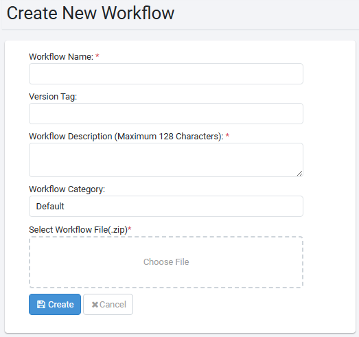 Create Workflow