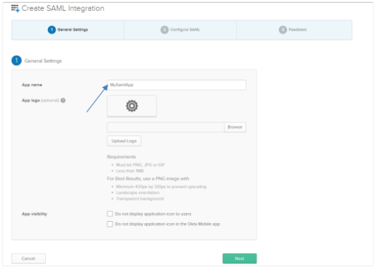 Create SAML integration