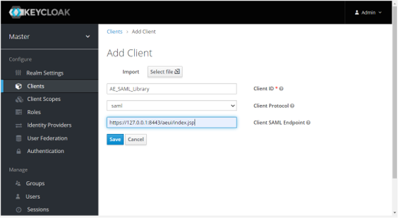 Keycloak add clients