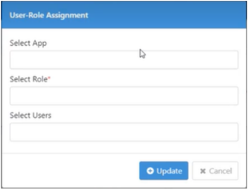 AE apps dialog