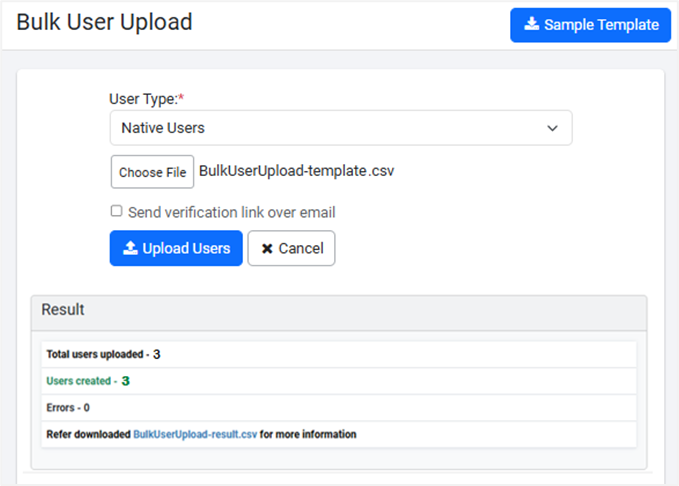 bulk user