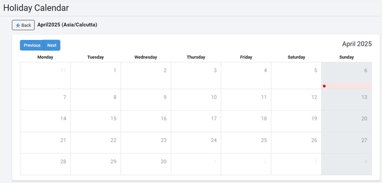 calendar