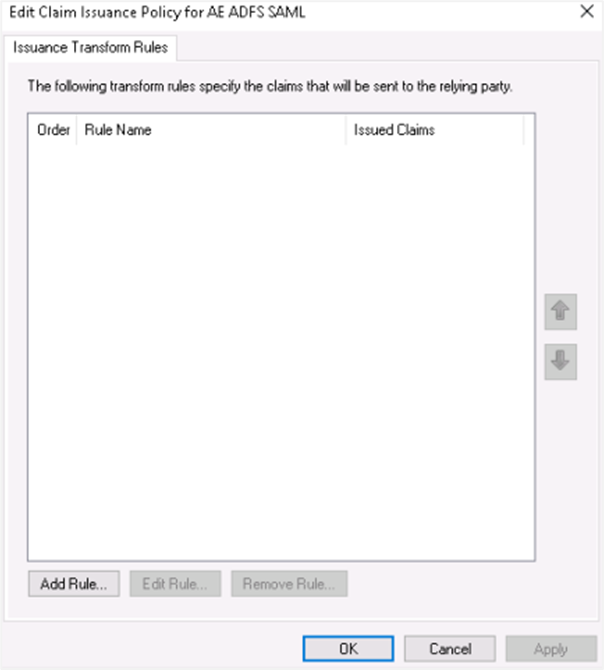 Claim rule