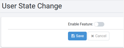 User State Change