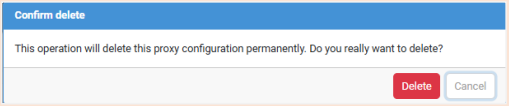 Proxy Settings