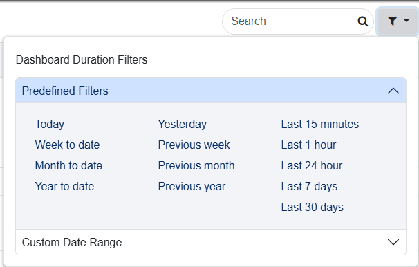 Predefined Filters