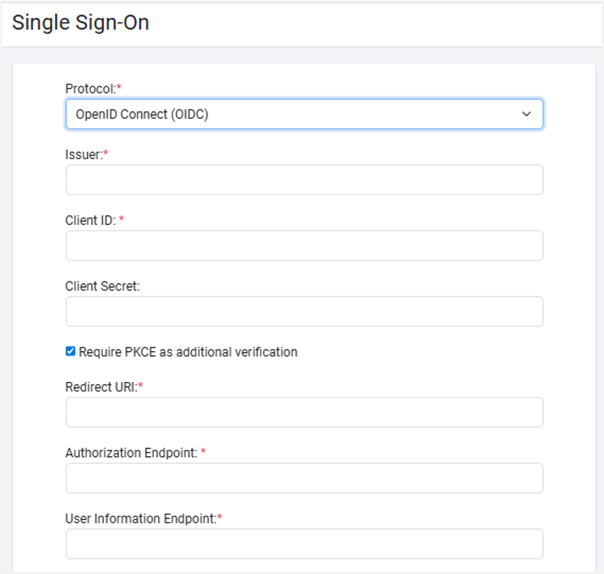 Single Sign-On