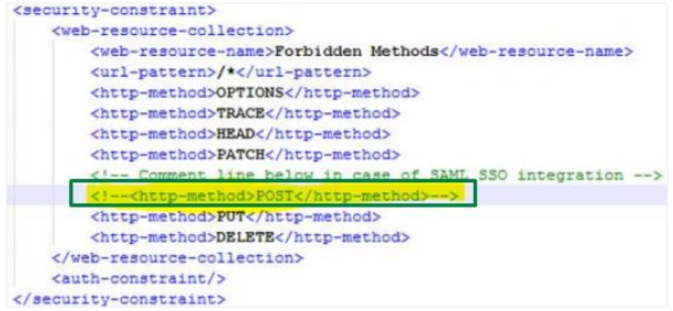 web.xml file