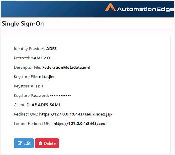 SSO Configuration