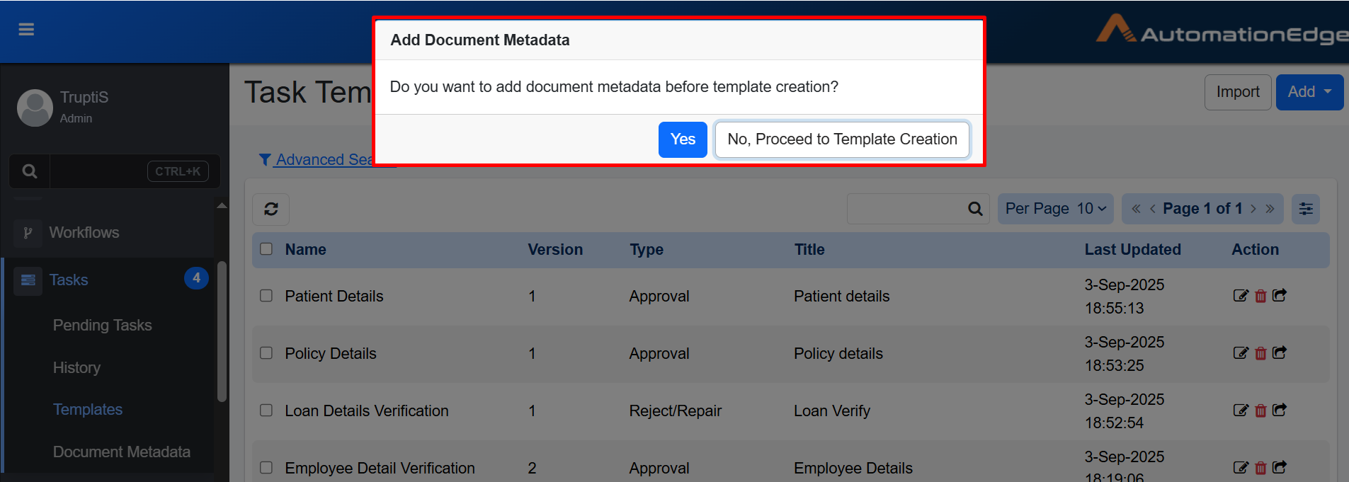 Add Document Metadata