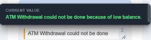Hover to preview long values