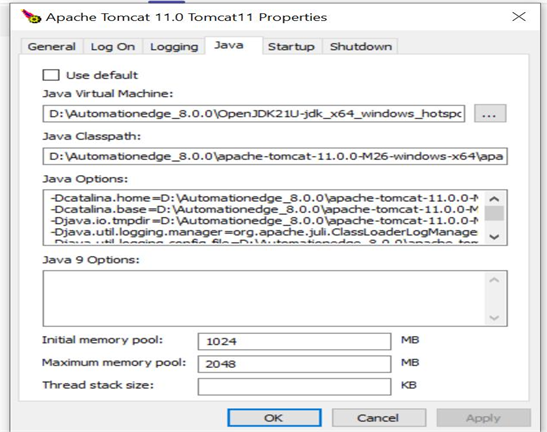 Apache Tomcat 11 Properties
