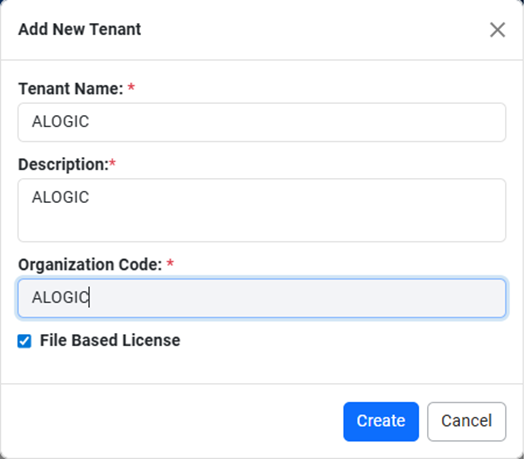 Work with Tenants | AE System Administrator Guide