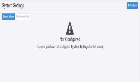 System Setting