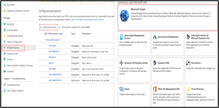 API Permission Screenshot 1