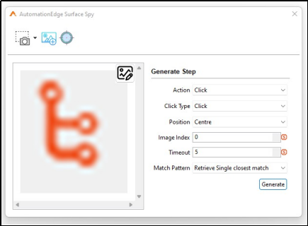Small captured icon enlarged in Surface Spy dialog