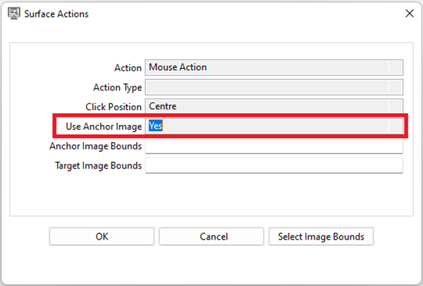 Anchor Image Bounds and Target Image Bounds selection areas
