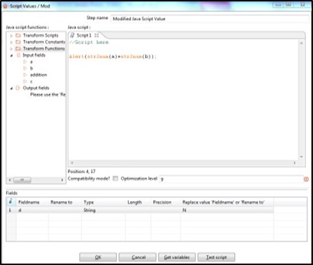 Continue Loop step configuration dialog