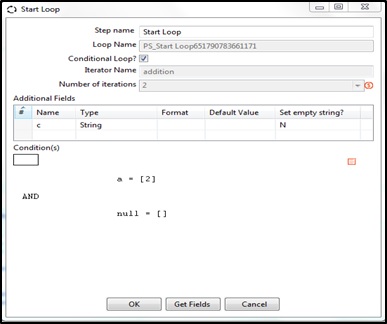 First condition added with second condition ready to populate